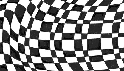 Minimalist background with a checkered pattern.