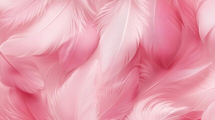 Obraz premium Seamless pattern with gentle feather texture.