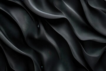Shaded geometric wall covering: modern silk surface featuring soft curves. Stylish simple background style in black and white ultra high definition