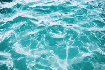 Obraz premium Surface characteristics of marine waters