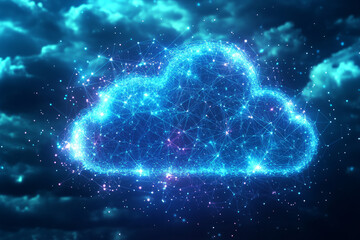 Obraz premium cloud innovations exploring the future of data storage and network connectivity