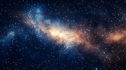 Naklejka premium Colorful Nebula and Starfield in Deep Space Capturing Cosmic Beauty_5