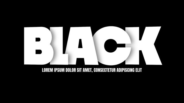 Abstract Text Animation