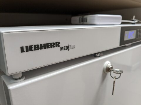 Prague,Czech Republic-October 9 2024: Liebherr is a leading manufacturer specializing in high-quality refrigeration, construction machinery, and industrial appliances, known for innovation, durability