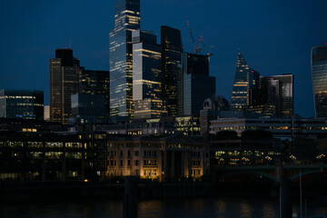 London, City at night
