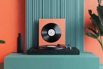 Vinyl item showcase template