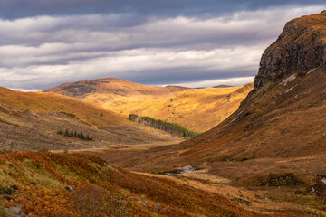 Fototapeta premium Driving the NC500 north coast of Scotland