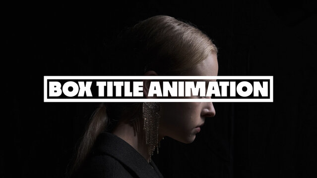 Box Title Animation | Quirky Text Effects Highlighting Personal and Fun Themes
