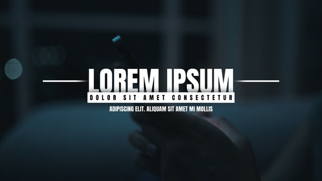 Clean Text Animation | Futuristic and Sleek Typography for High-Tech Products