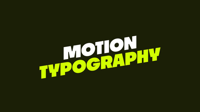 Motion Typography | Cinematic and Atmospheric Text Effects for Movie Trailers