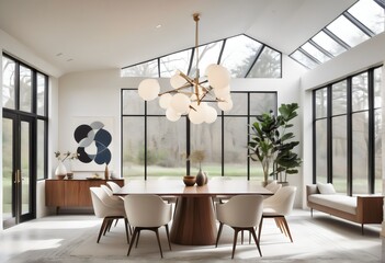 modern dining room