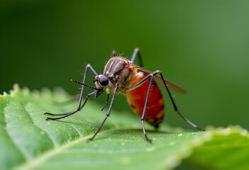 Fototapeta premium Exploring Dengue Virus: Key Facts, Transmission Methods, and Effective Prevention Strategies for Travelers