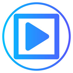 video gradient icon