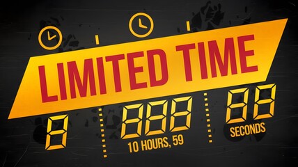 Limited Time Offer Promotional Poster 