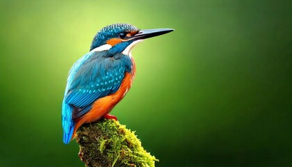 Beautiful bird in nature Common Kingfisher (Alcedo atthis)	