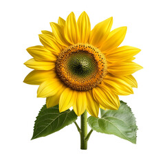 Fototapeta premium sunflower isolated on white