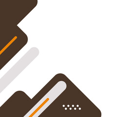 Geometric Rectangle Corner