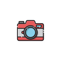 camera icon vector illustration template