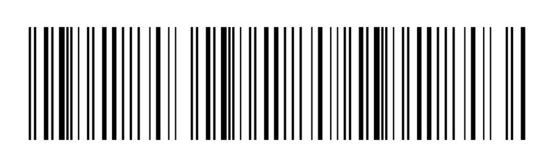 Realistic barcode: barcode icon design for various applications. Vector illustration