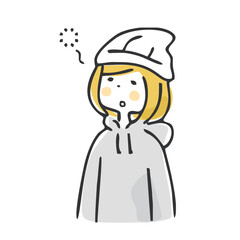 ぼーっとする女性