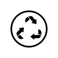 recyclable concept line icon. Simple element illustration. recyclable concept outline symbol design.