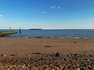 beach at sunset