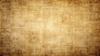 Fototapeta premium Vintage newspaper background with a retro print design