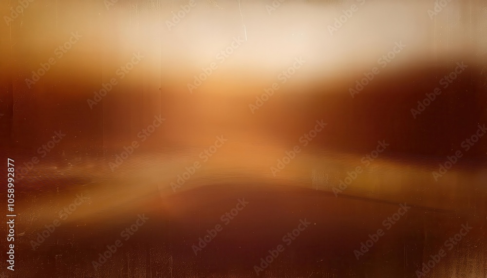 Poster softly blurred copper toned metallic texture with warm light gradients and subtle grain. perfect for