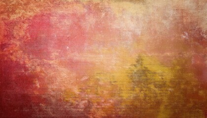 Fototapeta premium Subtle Peach to Coral Gradient Canvas Texture with Vintage Grunge Distress Marks and Speckled Overlay. Ideal for Use in Boho Inspired Backgrounds, Artistic Poster Designs, and Textured Digital Art