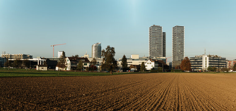 Stadtpanorama D&uuml;bendorf, Oktober