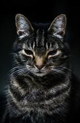 Cat looking directly into the camera