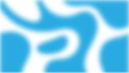 Blue and white wave vector blurred background