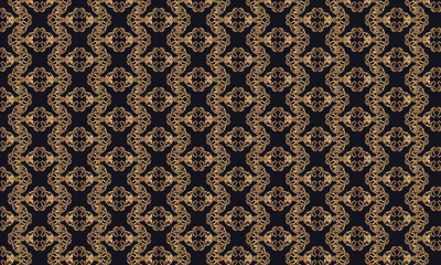gold colored wall patterns interconnected retro lines