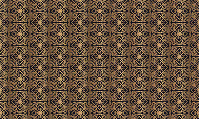 gold colored wall patterns interconnected retro lines