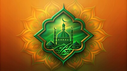 Islamic festival stylish background design