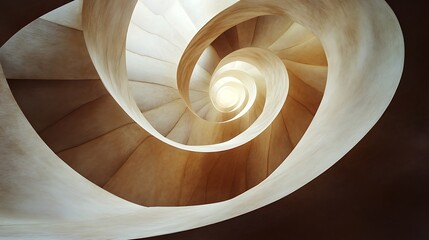 Fototapeta premium a circle with a spiral design in the middle