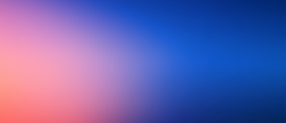Abstract neon and blue gradient background, dark and light blue, orange, pink and violet tones gradient	