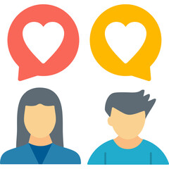 Fototapeta premium Love Icon