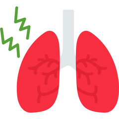 Lungs Pain Icon