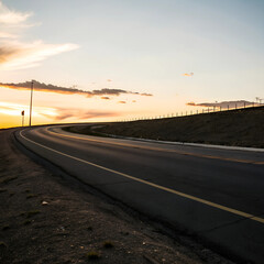 sunset over the beach