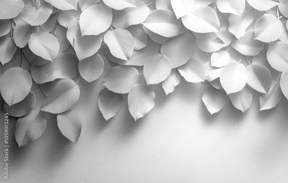 Poster mockup of transparent shadows from branches and leaves. shadow overlay effect isolated on transparen