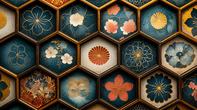Ethereal Tapestry: Reimagined Japanese Motifs in Harmony