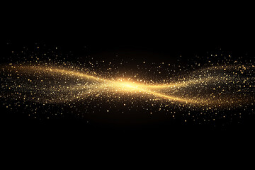 Obraz premium Luxurious Gold Bokeh Background with Glowing Light Effects for Elegant Designs