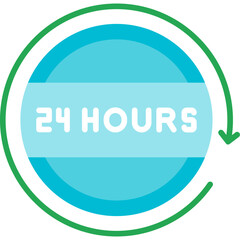 24 Hours Return Icon
