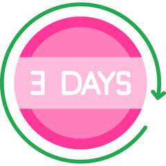 3 Days Return Icon