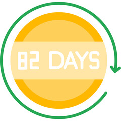 82 Days Return Icon