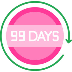 99 Days Return Icon