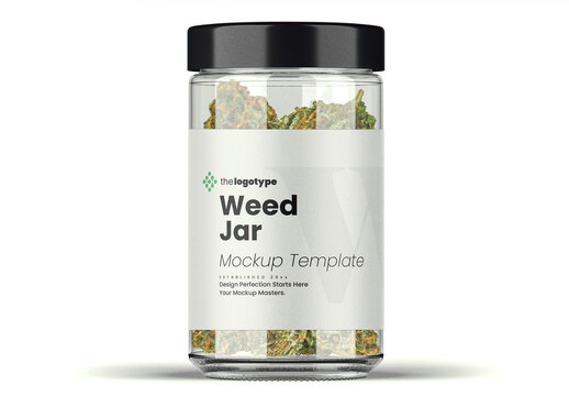 Weed Jar Mockup