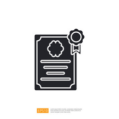 This image depicts a certificate with a decorative seal and ribbon, symbolizing achievement or completion of a course or program.