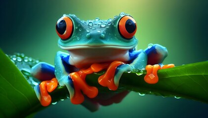 Blue-sided leaf frog (Agalychnis annae), also known as the orange-eyed leaf frog, is an endangered species of tree frog in the subfamily Phyllomedusinae